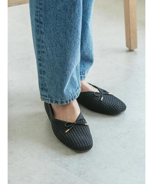 AMERICAN HOLIC（アメリカンホリック）の「3Dメッシュソフトニットバレエシューズ（バレエシューズ・レディース・ブラック/ブルー/ライトイエロー・S/M/L）」の5枚目の写真