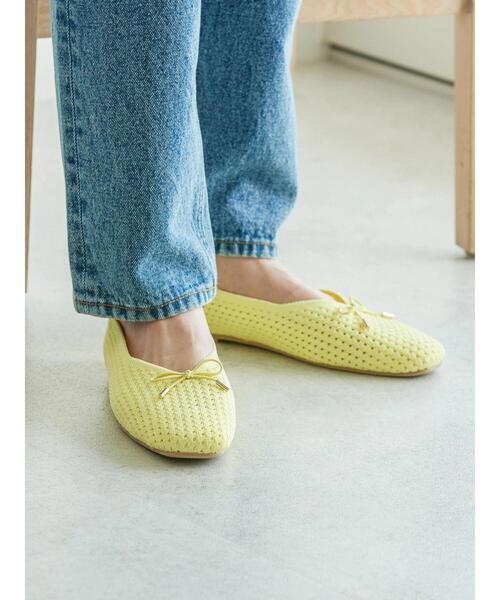 AMERICAN HOLIC（アメリカンホリック）の「3Dメッシュソフトニットバレエシューズ（バレエシューズ・レディース・ブラック/ブルー/ライトイエロー・S/M/L）」の6枚目の写真