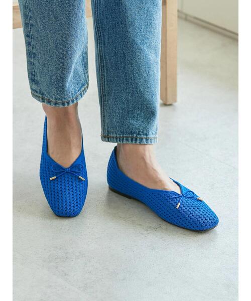 AMERICAN HOLIC（アメリカンホリック）の「3Dメッシュソフトニットバレエシューズ（バレエシューズ・レディース・ブラック/ブルー/ライトイエロー・S/M/L）」の7枚目の写真