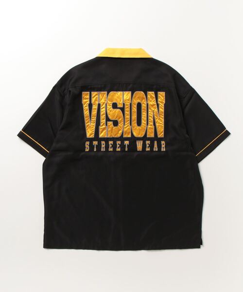 VISION STREET WEAR（ヴィジョンストリートウェア）の「VISION STREET WEAR 刺繍開襟シャツ 半袖（シャツ/ブラウス・メンズ・ブラック系その他2/マルチ/ブルー/ブラック系その他/ホワイト系その他2/マスタード/グリーン系その他/ブルー系その他/ホワイト系その他/グリーン・L/LL/M）」の13枚目の写真
