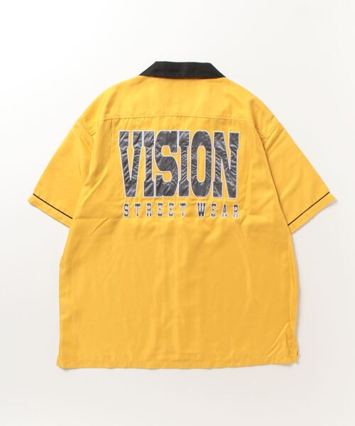 VISION STREET WEAR（ヴィジョンストリートウェア）の「VISION STREET WEAR 刺繍開襟シャツ 半袖（シャツ/ブラウス・メンズ・ブラック系その他2/マルチ/ブルー/ブラック系その他/ホワイト系その他2/マスタード/グリーン系その他/ブルー系その他/ホワイト系その他/グリーン・L/LL/M）」の16枚目の写真
