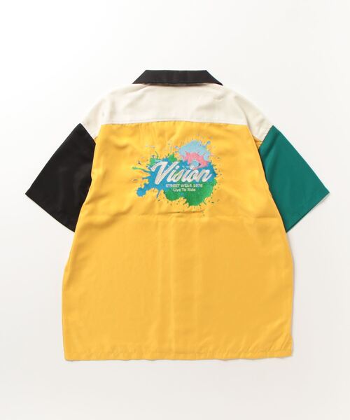 VISION STREET WEAR（ヴィジョンストリートウェア）の「VISION STREET WEAR 刺繍開襟シャツ 半袖（シャツ/ブラウス・メンズ・ブラック系その他2/マルチ/ブルー/ブラック系その他/ホワイト系その他2/マスタード/グリーン系その他/ブルー系その他/ホワイト系その他/グリーン・L/LL/M）」の19枚目の写真