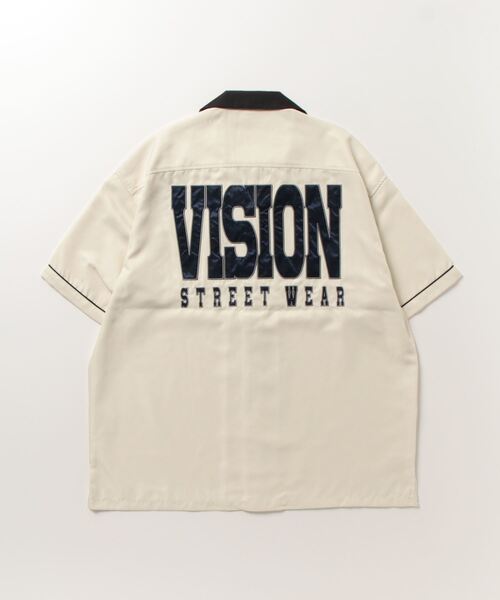 VISION STREET WEAR（ヴィジョンストリートウェア）の「VISION STREET WEAR 刺繍開襟シャツ 半袖（シャツ/ブラウス・メンズ・ブラック系その他2/マルチ/ブルー/ブラック系その他/ホワイト系その他2/マスタード/グリーン系その他/ブルー系その他/ホワイト系その他/グリーン・L/LL/M）」の17枚目の写真