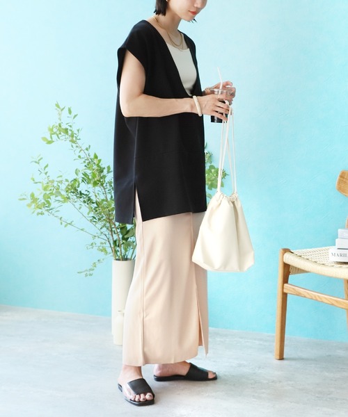 reca（レカ）の「ナロースカート（スカート・レディース・ブルー/グリーン/キナリ/ブラック・M）」の20枚目の写真