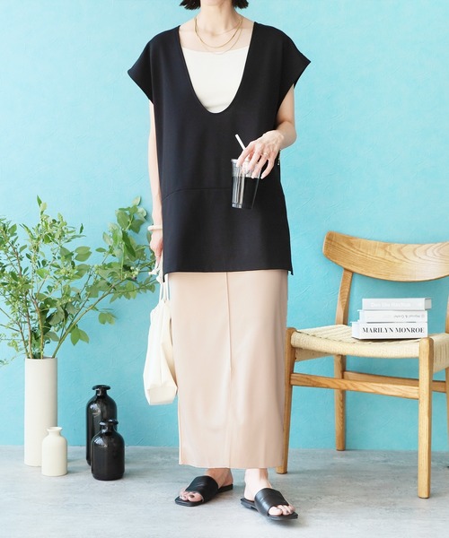 reca（レカ）の「ナロースカート（スカート・レディース・ブルー/グリーン/キナリ/ブラック・M）」の19枚目の写真