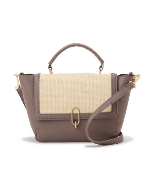 EDIT COLOGNE（エディットコロン）の「雑材MIXショルダーバッグ（ショルダーバッグ・レディース・オフホワイト/ベージュ・ﾌﾘ-）」の9枚目の写真