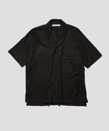 【AFTERHOURS / アフターアワーズ】OPEN COLLAR SHIRT S/S PO/オープンカラーシャツ S/S PO