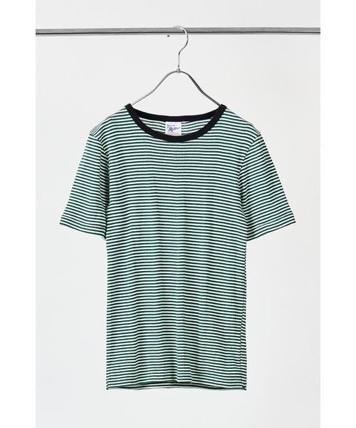 MILLER（ミラー）の「Miller クルーネックTEE（Tシャツ/カットソー・レディース・アイボリー/ブルー/ライム/ブラウン/ネイビー/ブルー系その他/ブラック/レッド/グリーン/チャコールグレー/グレー・FREE）」の7枚目の写真