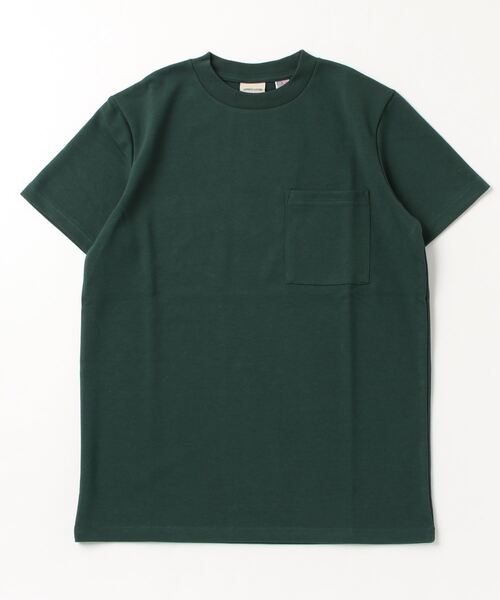 Goodwear(グッドウェア)の「GOOD WEAR 吸水速乾ポケ付き S/S TEE 2w7-13233(Tシャツ/カットソー・メンズ・ホワイト/ブルー系その他/グリーン/ブラック・L/M/S/XL)」の3枚目の写真
