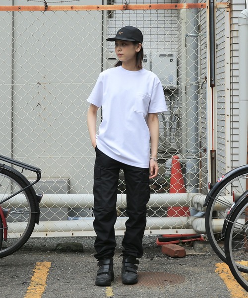 Goodwear(グッドウェア)の「GOOD WEAR 吸水速乾ポケ付き S/S TEE 2w7-13233(Tシャツ/カットソー・メンズ・ホワイト/ブルー系その他/グリーン/ブラック・L/M/S/XL)」の9枚目の写真