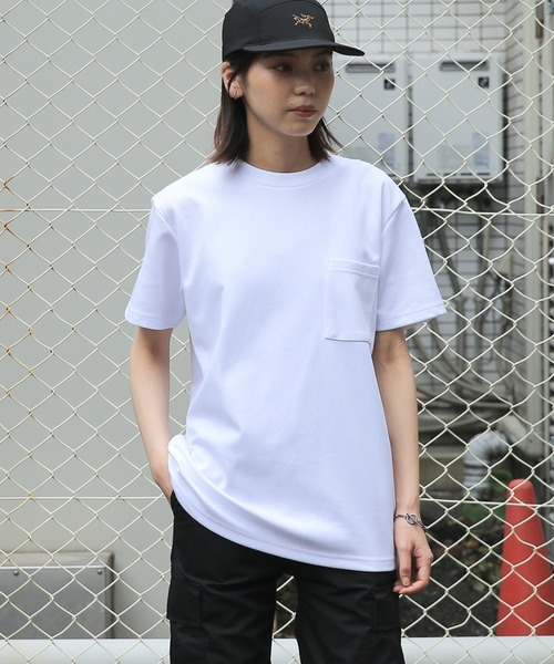 Goodwear(グッドウェア)の「GOOD WEAR 吸水速乾ポケ付き S/S TEE 2w7-13233(Tシャツ/カットソー・メンズ・ホワイト/ブルー系その他/グリーン/ブラック・L/M/S/XL)」の10枚目の写真