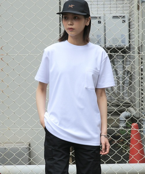 Goodwear(グッドウェア)の「GOOD WEAR 吸水速乾ポケ付き S/S TEE 2w7-13233(Tシャツ/カットソー・メンズ・ホワイト/ブルー系その他/グリーン/ブラック・L/M/S/XL)」の11枚目の写真