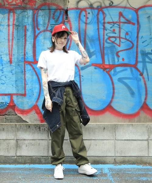 Goodwear(グッドウェア)の「GOOD WEAR 吸水速乾ポケ付き S/S TEE 2w7-13233(Tシャツ/カットソー・メンズ・ホワイト/ブルー系その他/グリーン/ブラック・L/M/S/XL)」の21枚目の写真