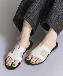 NICOLAS LAINAS | ＜NIKOLAS LAINAS＞レザーカバー トングサンダル(サンダル)