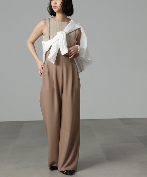 FREE'S MART（フリーズマート）の「【Sシリーズ対応】◆細ストラップハイウエストサロペット（サロペット/オーバーオール・レディース・ブラック/ブラウン・X-SMALL/SMALL/MEDIUM）」の17枚目の写真