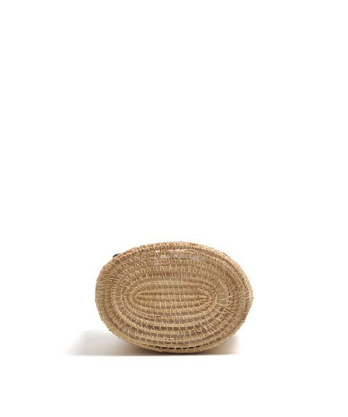 CLEDRAN(クレドラン)の「CL3527 PALM FIBER BKT 透かし編み バスケット(かごバッグ・レディース・ホワイト/ブラック/グリーン・FREE)」の8枚目の写真