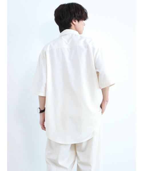 CRAFT STANDARD BOUTIQUE(クラフトスタンダードブティック)の「T/RチロリアンH/Sシャツ(シャツ/ブラウス・メンズ・グレイッシュベージュ/ブラック/アイボリー/チャコールグレー・M/L/XL)」の16枚目の写真