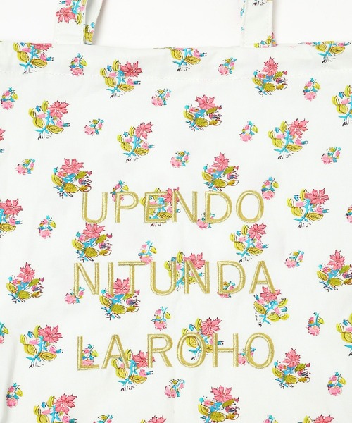 niko and...(ニコアンド)の「オリジナル刺繍巾着トートバッグ(トートバッグ・レディース・パープル/ブラウン/グリーン/ホワイト・0)」の21枚目の写真