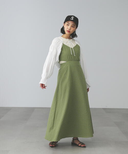 FREE'S MART（フリーズマート）の「◆ロゴショートキャップ（キャップ・レディース・ブラック/ベージュ・ﾌﾘ-）」の11枚目の写真