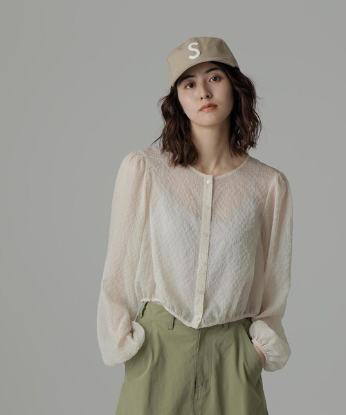 FREE'S MART（フリーズマート）の「◆ロゴショートキャップ（キャップ・レディース・ブラック/ベージュ・ﾌﾘ-）」の21枚目の写真