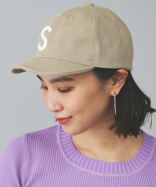 FREE'S MART（フリーズマート）の「◆ロゴショートキャップ（キャップ・レディース・ブラック/ベージュ・ﾌﾘ-）」の2枚目の写真