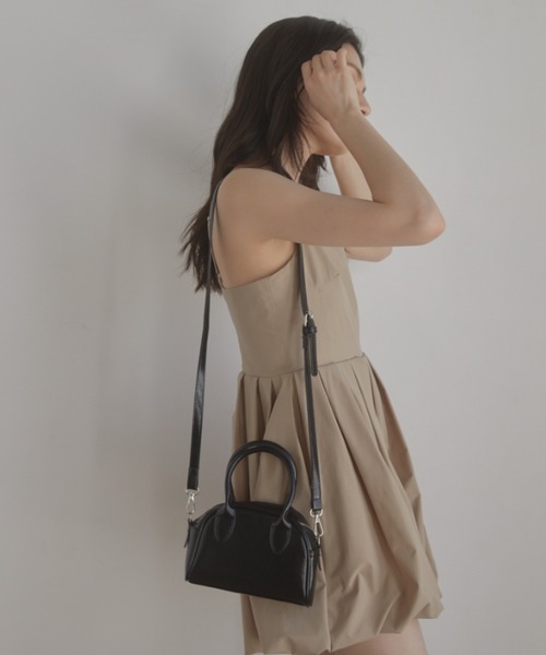 ACYM（アシーム）の「Mini boston バッグ（ショルダーバッグ・レディース・ホワイト/ブラック/ピンク・FREE）」の7枚目の写真