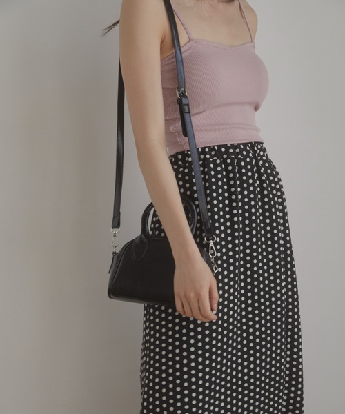 ACYM（アシーム）の「Mini boston バッグ（ショルダーバッグ・レディース・ホワイト/ブラック/ピンク・FREE）」の9枚目の写真