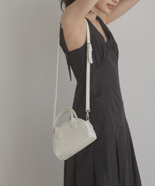 ACYM（アシーム）の「Mini boston バッグ（ショルダーバッグ・レディース・ホワイト/ブラック/ピンク・FREE）」の13枚目の写真