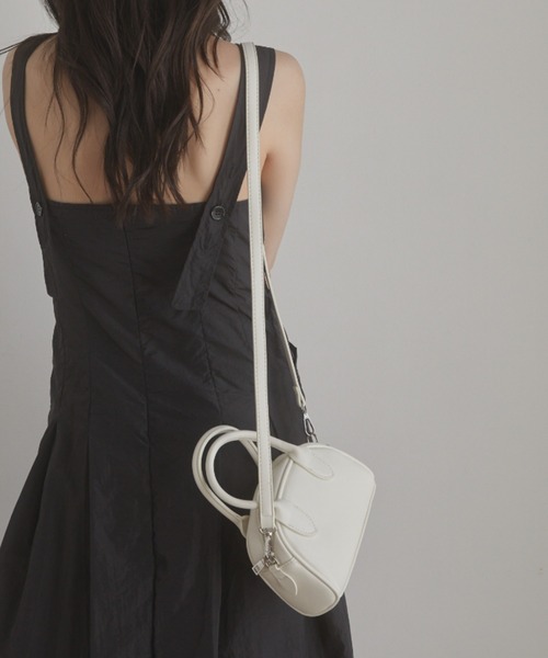 ACYM（アシーム）の「Mini boston バッグ（ショルダーバッグ・レディース・ホワイト/ブラック/ピンク・FREE）」の16枚目の写真