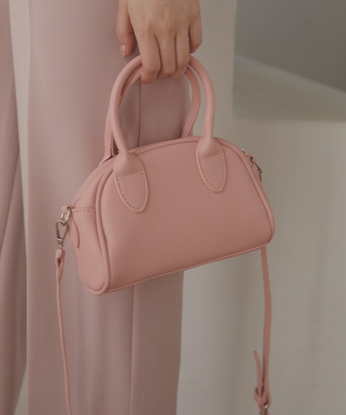 ACYM（アシーム）の「Mini boston バッグ（ショルダーバッグ・レディース・ホワイト/ブラック/ピンク・FREE）」の20枚目の写真