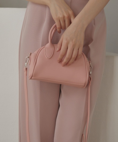 ACYM（アシーム）の「Mini boston バッグ（ショルダーバッグ・レディース・ホワイト/ブラック/ピンク・FREE）」の19枚目の写真