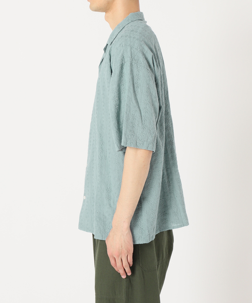 JOURNAL STANDARD relume（ジャーナルスタンダード　レリューム）の「CALIFORNIA エンブロイダリー  ガーメントダイシャツ（シャツ/ブラウス・メンズ・イエロー/ピンク/ブラック/サックスブルー・MEDIUM/LARGE）」の22枚目の写真