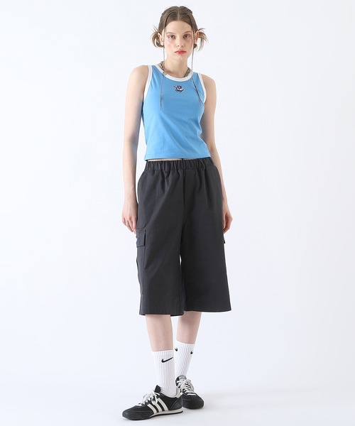 BadBlue（バッドブルー）の「【BadBlue 】BadBear Patch Sleeveless Blue（タンクトップ・レディース・ブルー・FREE）」の3枚目の写真