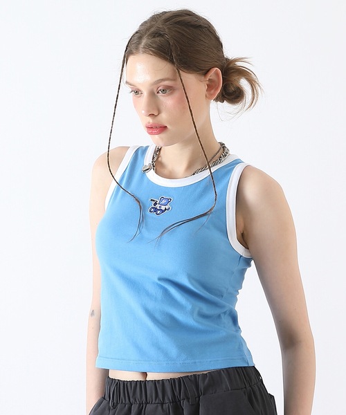 BadBlue（バッドブルー）の「【BadBlue 】BadBear Patch Sleeveless Blue（タンクトップ・レディース・ブルー・FREE）」の4枚目の写真