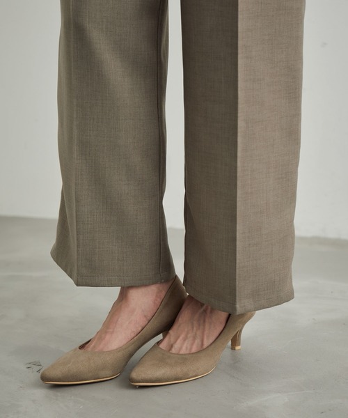 ROPE' PICNIC（ロペピクニック）の「ウールライクサキソニーオールインワン（つなぎ/オールインワン・レディース・ネイビー/ブラウン・38/40）」の6枚目の写真