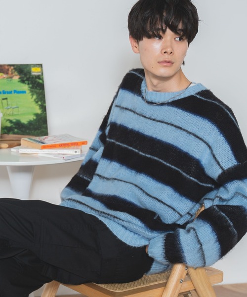 WEGO(ウィゴー)の「WEGO/モヘアライク総柄ビッグプルオーバー(ニット/セーター・メンズ・その他4/その他1/その他2/その他3・MEDIUM/LARGE)」の3枚目の写真