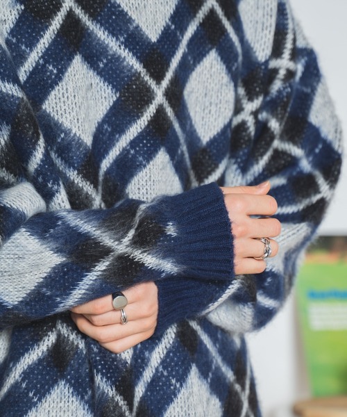 WEGO(ウィゴー)の「WEGO/モヘアライク総柄ビッグプルオーバー(ニット/セーター・メンズ・その他4/その他1/その他2/その他3・MEDIUM/LARGE)」の16枚目の写真