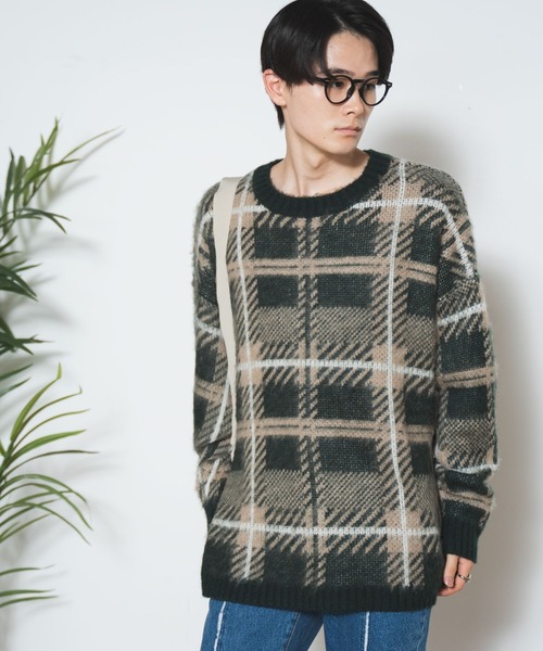 WEGO(ウィゴー)の「WEGO/モヘアライク総柄ビッグプルオーバー(ニット/セーター・メンズ・その他4/その他1/その他2/その他3・MEDIUM/LARGE)」の10枚目の写真