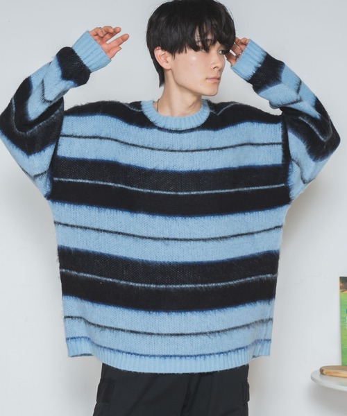 WEGO(ウィゴー)の「WEGO/モヘアライク総柄ビッグプルオーバー(ニット/セーター・メンズ・その他4/その他1/その他2/その他3・MEDIUM/LARGE)」の20枚目の写真