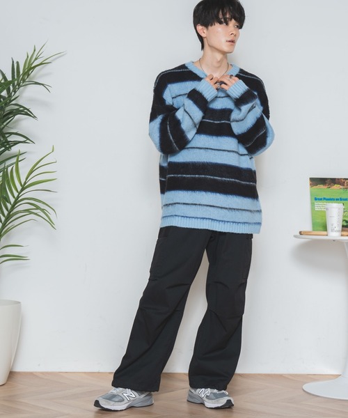 WEGO(ウィゴー)の「WEGO/モヘアライク総柄ビッグプルオーバー(ニット/セーター・メンズ・その他4/その他1/その他2/その他3・MEDIUM/LARGE)」の11枚目の写真