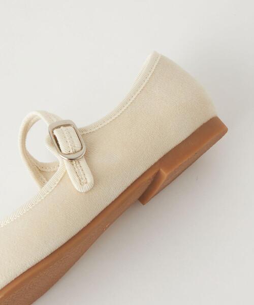 green label relaxing（グリーンレーベルリラクシング）の「ストラップ フラットシューズ 17cm-21cm（バレエシューズ・キッズ・オフホワイト/ブラック/ブラウン・17cm/18cm/19cm/20cm/21cm）」の14枚目の写真