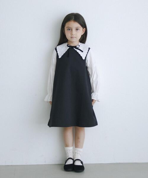 green label relaxing（グリーンレーベルリラクシング）の「ストラップ フラットシューズ 17cm-21cm（バレエシューズ・キッズ・オフホワイト/ブラック/ブラウン・17cm/18cm/19cm/20cm/21cm）」の20枚目の写真