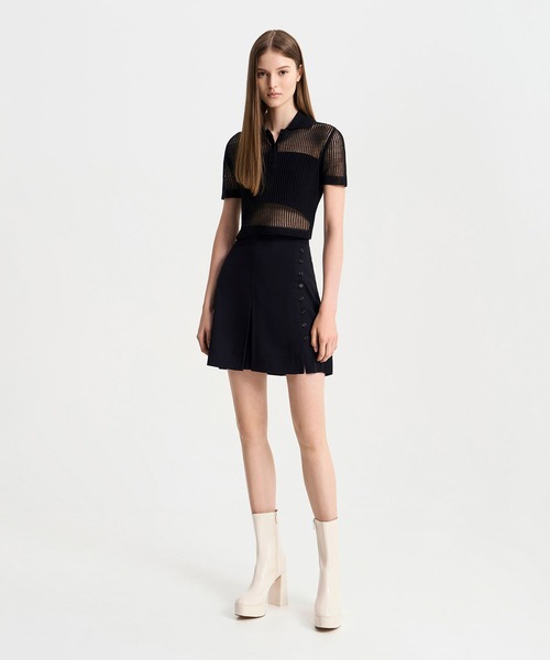 CHARLES & KEITH(チャールズ & キース)の「プラットフォーム サイドジップアンクルブーツ(ブーツ・レディース・ブラック/ブラック系その他6/ブラウン/ベージュ/マルーン・25.5cm/25cm/24.5cm/23.5cm/23cm/22.5cm)」の8枚目の写真