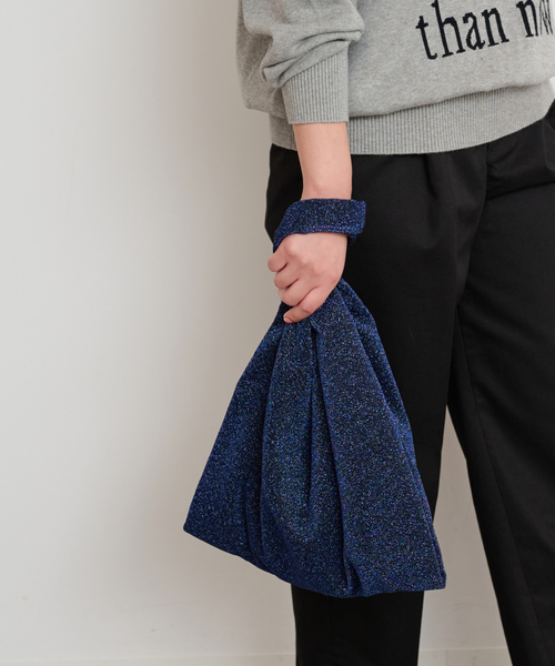 JOURNAL STANDARD relume（ジャーナルスタンダード　レリューム）の「RELUMEグリッタートート（トートバッグ・レディース・ブラウン/シルバー/コバルトブルー・FREE）」の2枚目の写真