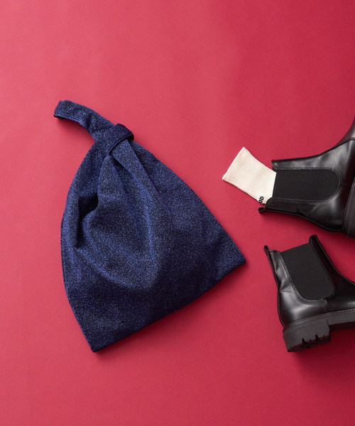 JOURNAL STANDARD relume（ジャーナルスタンダード　レリューム）の「RELUMEグリッタートート（トートバッグ・レディース・ブラウン/シルバー/コバルトブルー・FREE）」の7枚目の写真