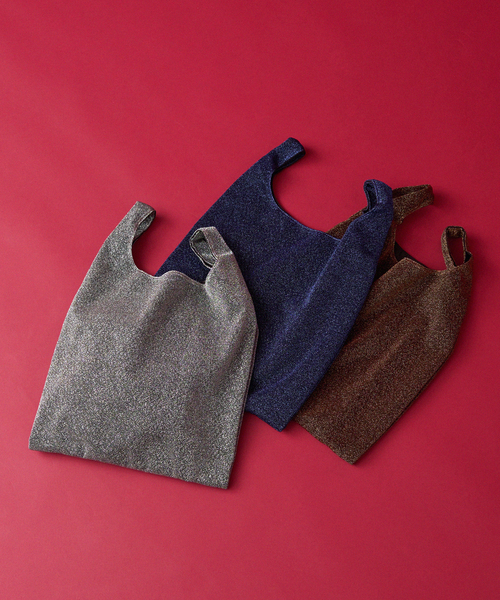 JOURNAL STANDARD relume（ジャーナルスタンダード　レリューム）の「RELUMEグリッタートート（トートバッグ・レディース・ブラウン/シルバー/コバルトブルー・FREE）」の9枚目の写真