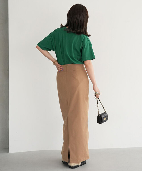 SLOBE IENA（スローブイエナ）の「CHATEAU ロゴTEE（Tシャツ/カットソー・レディース・ホワイト/レッド/グリーン・FREE）」の12枚目の写真