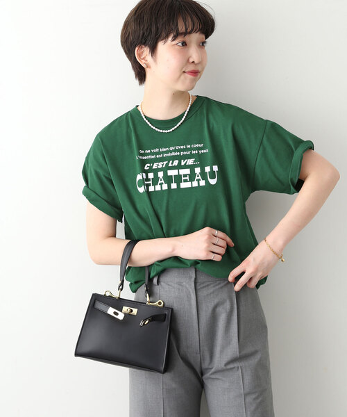 SLOBE IENA（スローブイエナ）の「CHATEAU ロゴTEE（Tシャツ/カットソー・レディース・ホワイト/レッド/グリーン・FREE）」の14枚目の写真