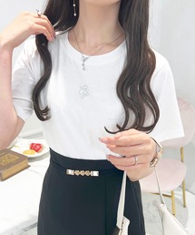 ラインストーンロゴTシャツ【ZOZOTOWN限定アイテム】