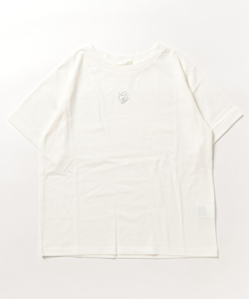 apres jour(アプレジュール)の「ラインストーンロゴTシャツ【ZOZOTOWN限定アイテム】(Tシャツ/カットソー・レディース・ライトブルー/オフホワイト/ライトピンク・フリー/X-LARGE)」の8枚目の写真